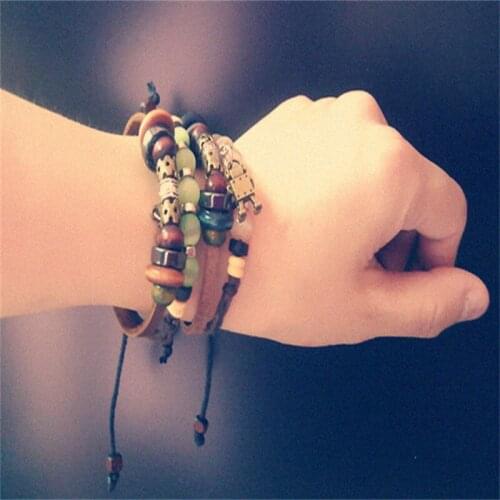 Кожаные браслеты Beautiful Source China At AliExpress