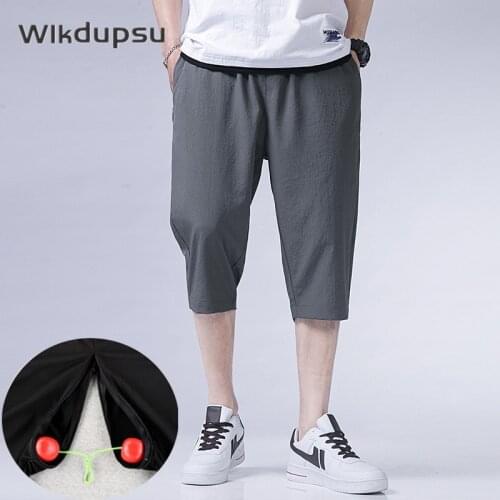 Hot Sexy Mannen Shorts Mannelijke Exotische Kostuum Voor Outdoor Sex Zomer Broek Open Croch Dunne Ademende Korte Broek Kleding