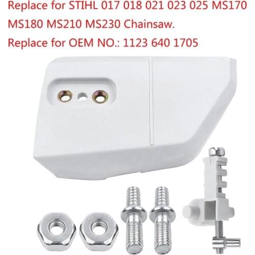 Chain Sprocket Cover with Adjuster Tensioner Stud Nut for stIHL 017 018 021 023 K3KD