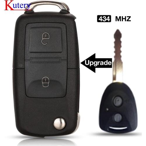 Kutery For Toyota daihatsu Avanza Wigo Grand Daihatsu Xenia Alza Myvi Axia 2 Buttons Remote Car Key remote control 433mhz