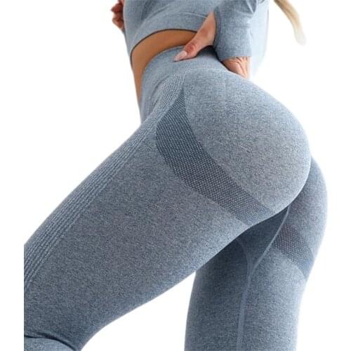 2021 High Elastic Women Fitness Yoga Pants Seamless Sport Leggings Women Gym Running Trousers Breathable Girl Tights Workout