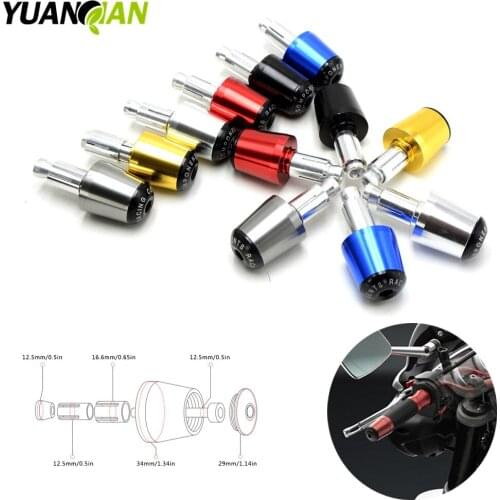Motorcycle CNC 7/8'' Handle Bar End Handlebar Grips Cap for honda CBR125R CBR 125 R CBR125 R CBR 125R 2004-2012 all year BMW