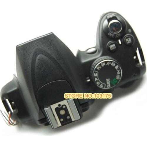 Original New Top Head Cover Unit For Nikon D3000 Camera with Button Repair Part