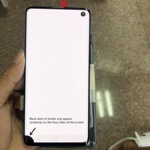 Original With Black Dot+Line G9730 lcd For Samsung Galaxy S10 G973U G973F G973A LCD Display with Touch Screen Digitizer Assembly
