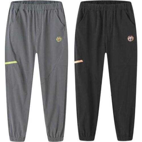 Boys Casual Prevention Mosquito Run Teenager Pants Breathable Clothes Children Pants Football Kids Quick-drying Sports Pant