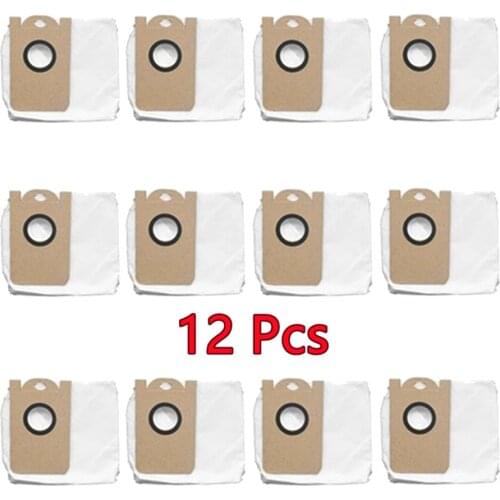 Promotion!12Pcs for VIOMI S9 Robot Vacuum Cleaner Dust Bag Cleaner High Capacity Leakproof Dust Bag Replacement Parts Kits