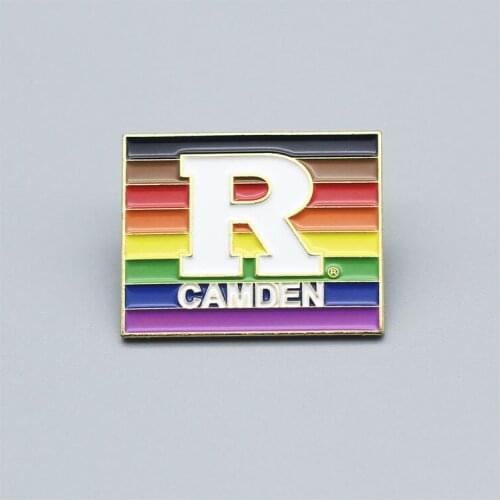 Sale LGBT Medal Pins Gay Badge Good Looking Rainbow Metal Enamel Brooch Denim Jacket Backpack Pin Decoration Fashion Gift