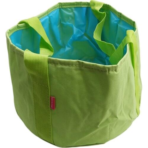 Collapsible Portable Outdoor Travel Foldable Folding Camping Washbasin Basin Bucket Bowl Sink Washing Bag Water Bucket Home Tool