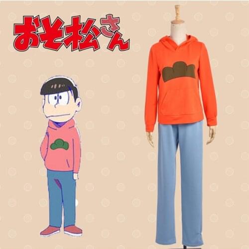 Mr.Osomatsu Sports Uniform Osomatsu-kun Sextuplet Brothers Osomatsu Matsuno Hoodie Coat Pants Halloween Cosplay Costume
