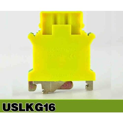 USLKG-16 UK Series DIN Rail Screw Clamp Terminal Blocks