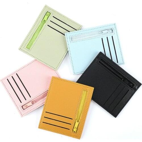 Slim RFID Blocking Leather Wallet Credit ID Card Holder Purse Money Case for Men Women 2020 Fashion Bag