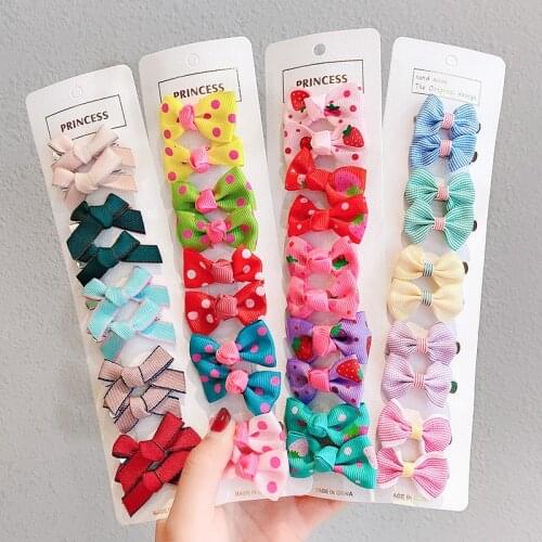Bow Hair Clip Childrens Bangs Headdress Girls Cute Small Hairpin Broken Hairpin Princess Hair Accessories