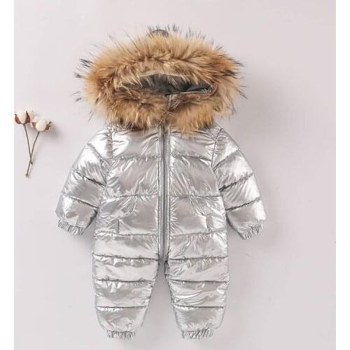 Winter Jumpsuit For Kids Jacket For Girls Boys Overalls For Children Baby Rompers Clothes Waterproof Snowsuits Outerwear Coats