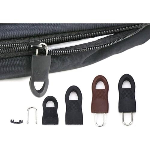 10Pcs/Lot Detachable Zip Fixer Zipper Tags Repair Pull Tab Suitable for Handbags Clothes Suitcase Backpack Jackets DIY Craft