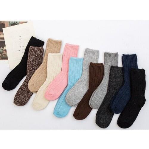 2018 New High Quality Thick Angola Rabbit Merino Wool Socks Women Brand Winter Socks calcetines Soft Warm Socks meias