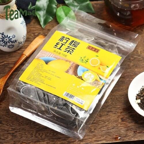 2020/2021 Triangle Bag Chunzitang Lemon Black Tea Herbal Chinese Tea Flavored Tea 70g