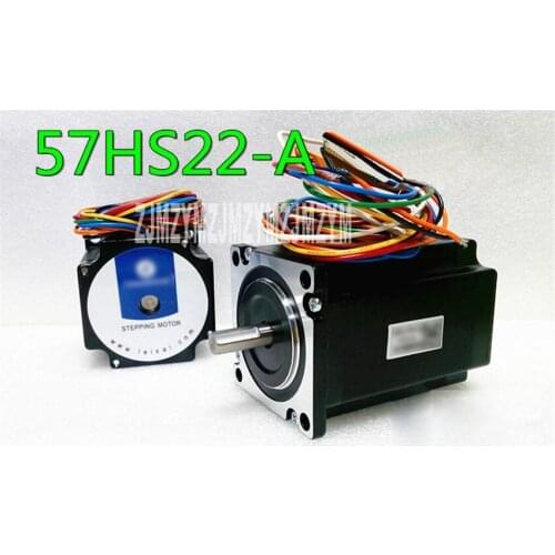 57 series two phase stepper motor 57HS22-A / 2.2N.M ,Insulation resistance 100 megohms min, 500VDC Radial runout 0.06Max