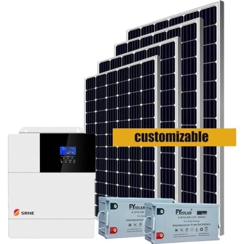 7kw off grid solar power system with high quality 10kw 8kw 5kw 6kw solar system complete solar kit set