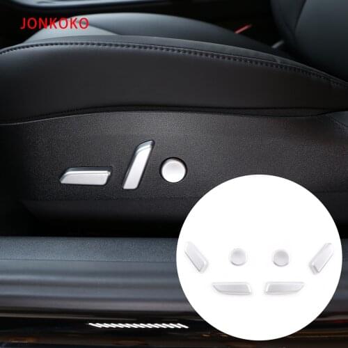 Car Seat Adjustment Accessories For Tesla Model 3/Y 2017-2021 ABS Accessories Seat Adjustment Button Cover Car Decoration