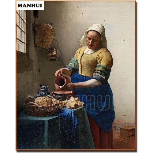 Diamant Borduurwerk DIY Diamant Schilderen Olieverfschilderij van Dame Winemaker Diamant Schilderen Kruissteek Decoratie MH084