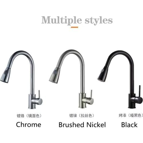 AOLEBEI Pull-out Kitchen Faucets