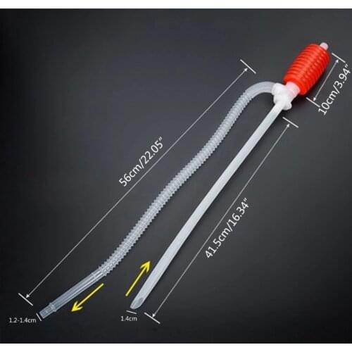 For Car Oil Fuel Liquid Transfer Siphon Pump Corrosion Resistant Siphon Suction Hand Liquid Transfer Pump F19A