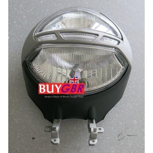 For Ducati 696 09-11 696 795 796 2009 2010 2011 Headlight Lamp Assembly Smoke Clear Buygbr