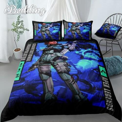 iBedding Microfiber Bedding On Bed