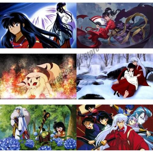 Anime Canvas Painting Inuyasha Sesomaru Platycodonis Wall Art Posters and Prints Home Decoration Pictures Living Room Decor