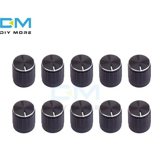 10PCS KY-040 Aluminum Alloy Half Shaft Hole Caps For 360 Degrees Rotary Encoder Module For Arduino Brick Sensor Switch