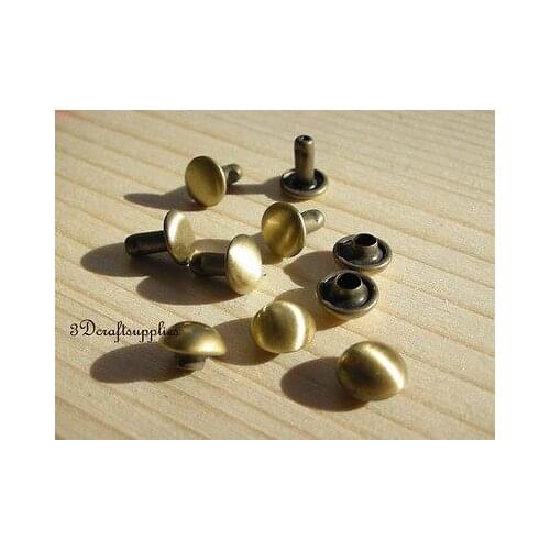 Rivets leather rivet bag clothing shoes dome copper 30 sets 10mm Anti bronze i35