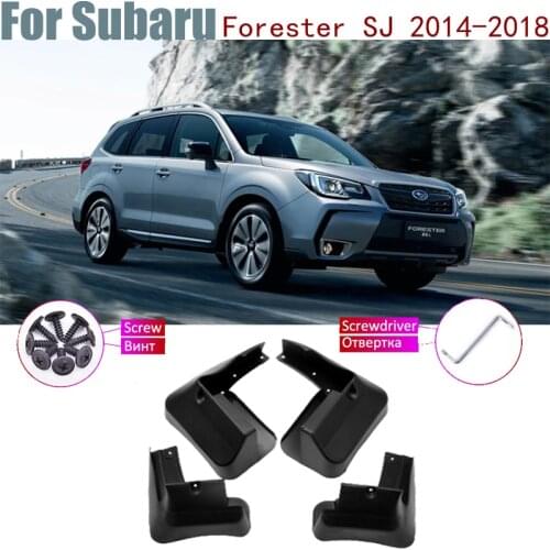 Fender Mud Flaps Guard Splash Flap Mudplap Accessories Car Mudguards For Subaru Forester SJ 2014-2018 2015 2016 2017