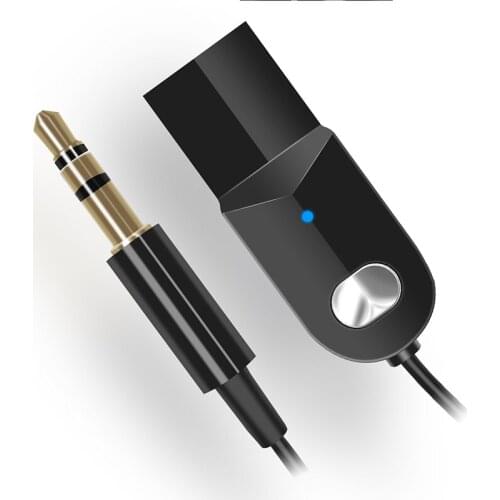 Mini USB Bluetooth 5.0 Receiver Stereo Bluetooth USB Adapter 3.5mm AUX For TV PC Headphones Car Dropshipping