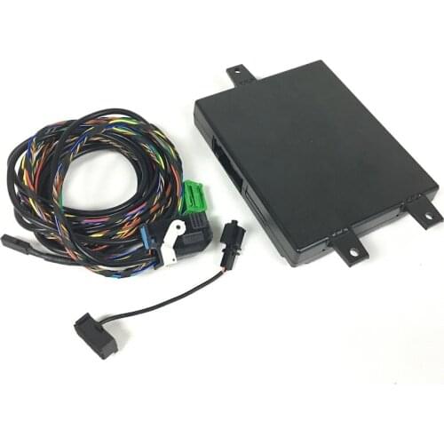 9W2 Bluetooth Module With Cable Harness For VW Golf MK6 Passat B6 Tiguan Jetta MK5 MK6 RCD510 Microphone 1K8035730D