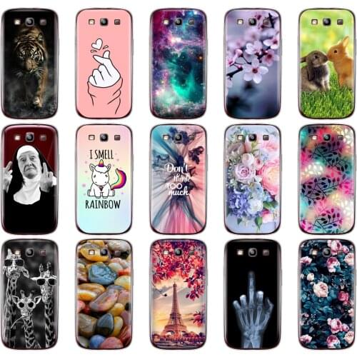 Silicon Case For Samsung Galaxy S3 Case i9300 Painting Soft TPU Back Phone Cover for Samsung S 3 Full Protection Coque Bumper