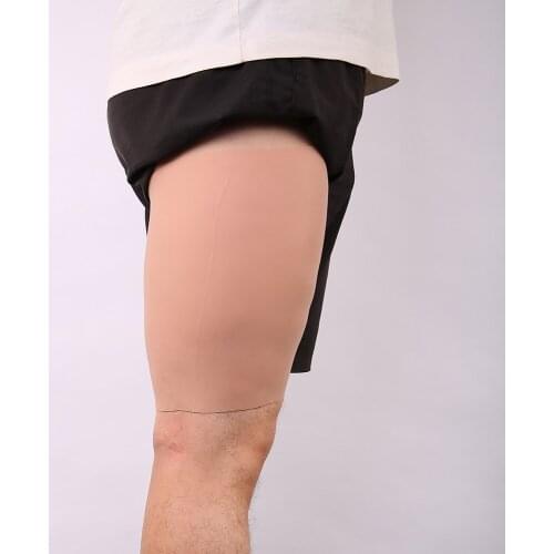 Silicone Sturdy Thighs Enhancer Medical Gel Leg Scar Cover Wear 3cm Thickness Legs Sheath For Men Styles Stroger Mens Gift