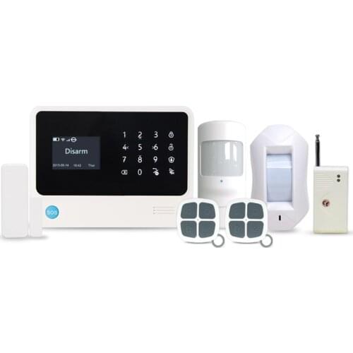 433MHz Support SIA/CID Protocol Alarm System WIFI GPRS SMS Security Alarm System GSM Alarm with wireless Signal Repeater