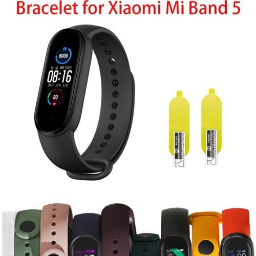 Smart Accessories Bracelet Film for Xiaomi Mi Band 5 Smart Bracelet Miband 5 Smartband Fitness Traker Sport Smart Band