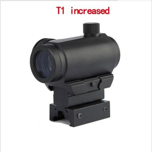 Dot Sight Mini 1X24 T1 Rife Scope Sight Illuminated Sniper Red Green Dot Sight With Quick Release For Hunting Airsoft