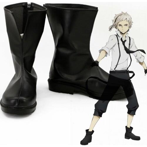 Bungou Stray Dogs Cosplay Shoes Atsushi Nakajima Anime boots Custom-made