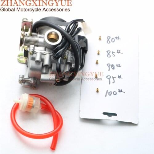High quality 50cc Scooter Carburetor Moped Carb for GY6 50cc 100cc 139QMB SUNL ROKETA JCL Qingqi Vento 4-Stroke