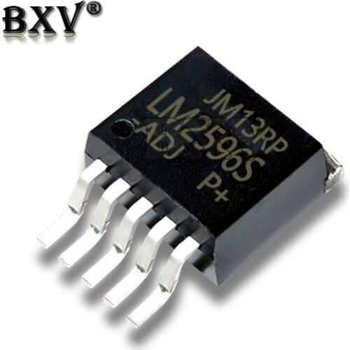 10pcs/lot LM2596S-ADJ TO-263 LM2596S LM2596 REG BUCK ADJ 3A TO263-5 quality nmd boost usb channels diy Regulator new original
