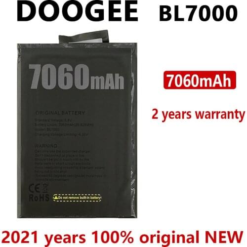 100% Original BL 7000 7060mAh Replacement battery For DOOGEE BL7000 Phone High Quality Batteries Bateria With Tracking number