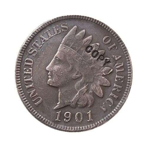 1901 Indian head cents coin copy
