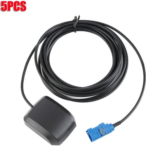5Pcs Car GPS Antenna Connector 3M Cable Receiver Auto Aerial Adapter For Navigation Night Vision Camera Player For Audi For VW