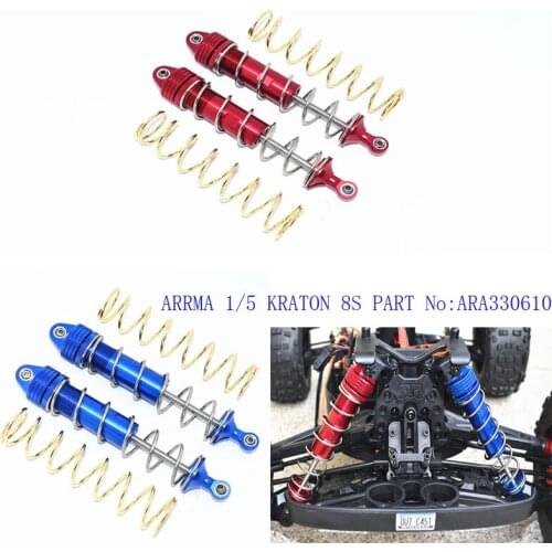 ALUMINUM REAR THICKENED SPRING DAMPERS GPM ARRMA 1/5 KRATON 8S ARA330610 MAKX187R