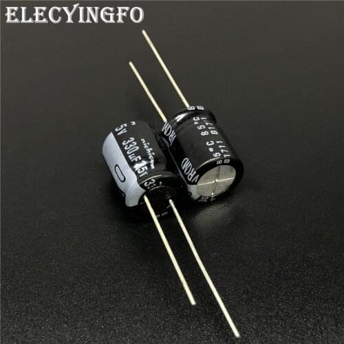 10pcs/100pcs 35V330uF 35V NICHICON VR Series 10x12.5mm Aluminum Electrolytic Capacitor