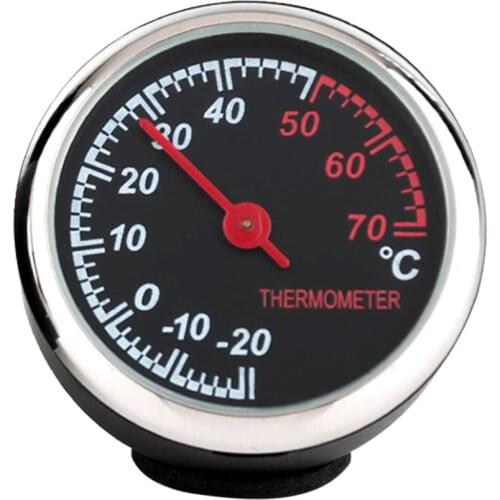Round Shape Car Automobile Digital Clock Auto Watch/Thermometer/Hygrometer Car Interior Decoration Ornament Car Styling