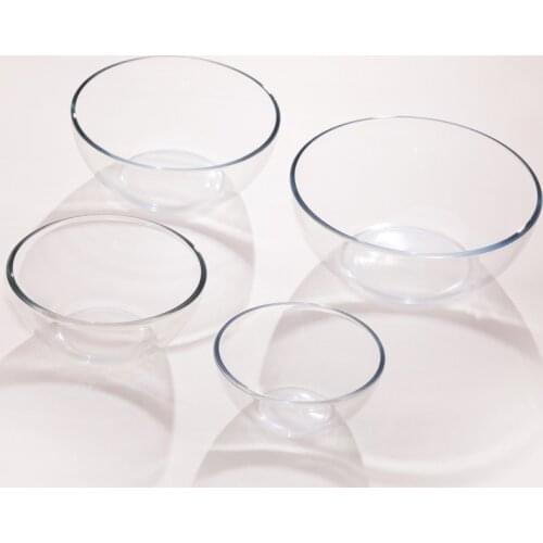 Free shipping 4pcs in one Thickening circle glass bowl glass mixing bowl salad bowl can be in microwave oven