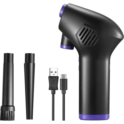 Cordless Air Duster for Keyboard Househld Rechargeable 6000mah Batteries 45000RPM Fast Charging Blower